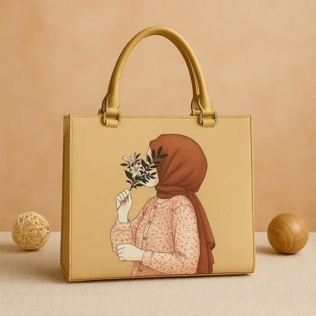 Hijabi Girl Canvas Tote Bag