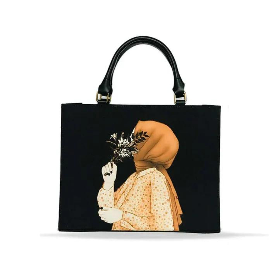 Hijabi Girl Canvas Tote Bag